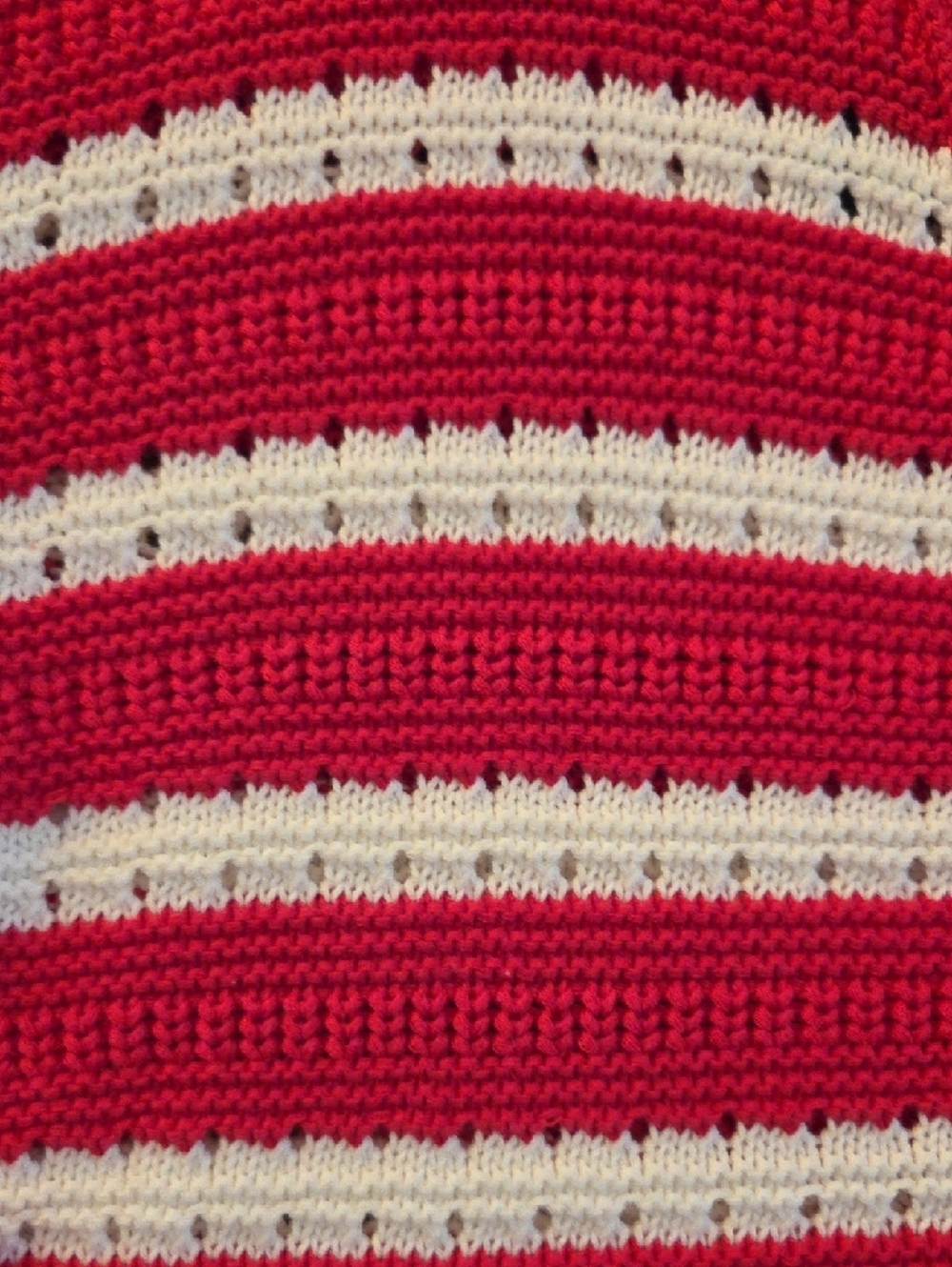 Rails Pink and White Striped Button-Up Cotton Cardigan - Picture 4 of 9